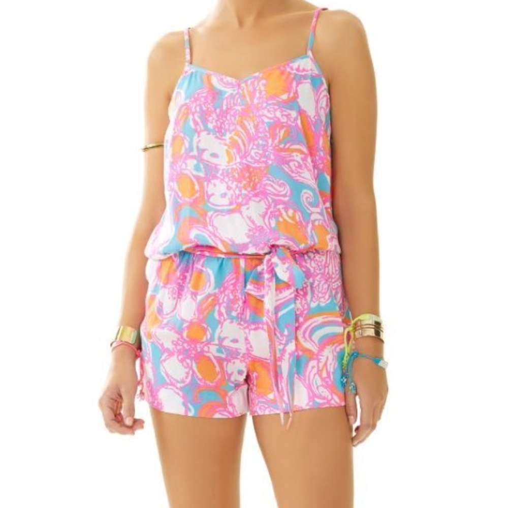 Lilly Pulitzer Feeling Tanked Deanna Romper
